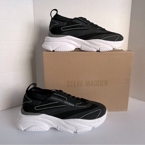 Steve Madden - Men's Polaris Chunky Sneaker-Black Multi. Size: 12 US. NIB (1736) - Picture 1 of 16